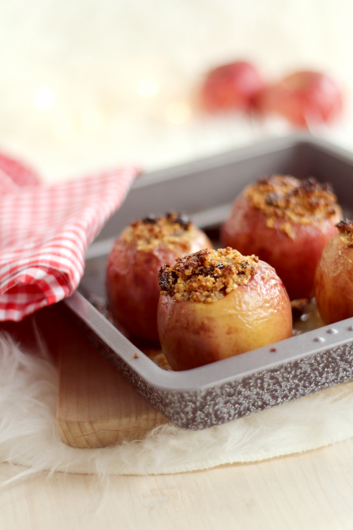 Bratapfel mit Vanillesoße