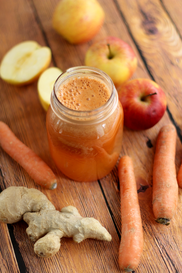 carrot apple ginger juice