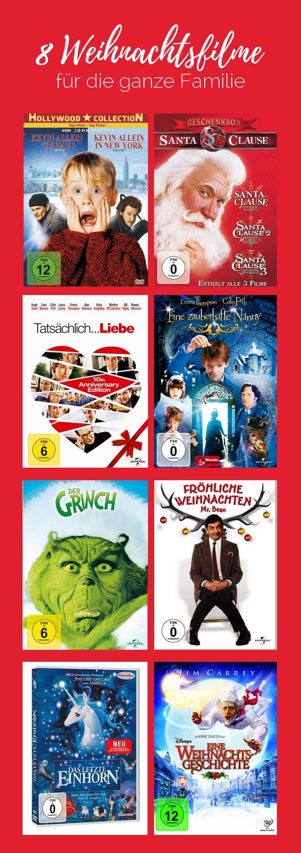 8 Weihnachtsfilme die jeder mag 