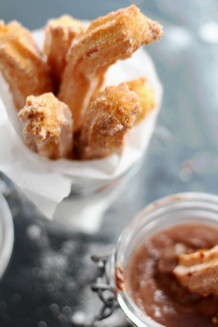 churros con chocolate