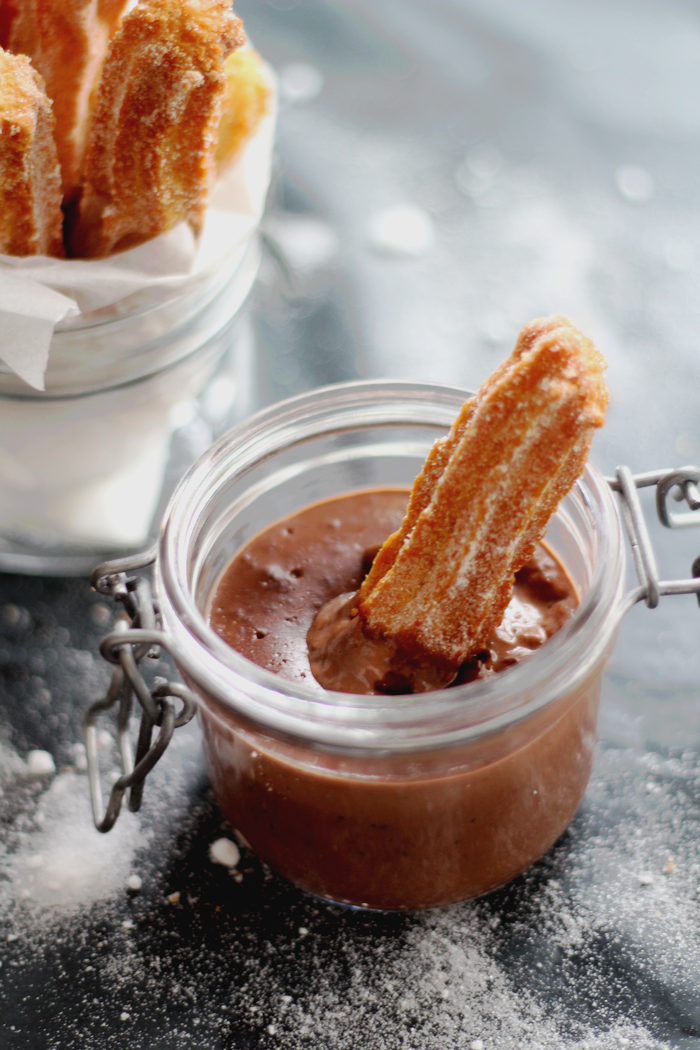 churros con chocolate