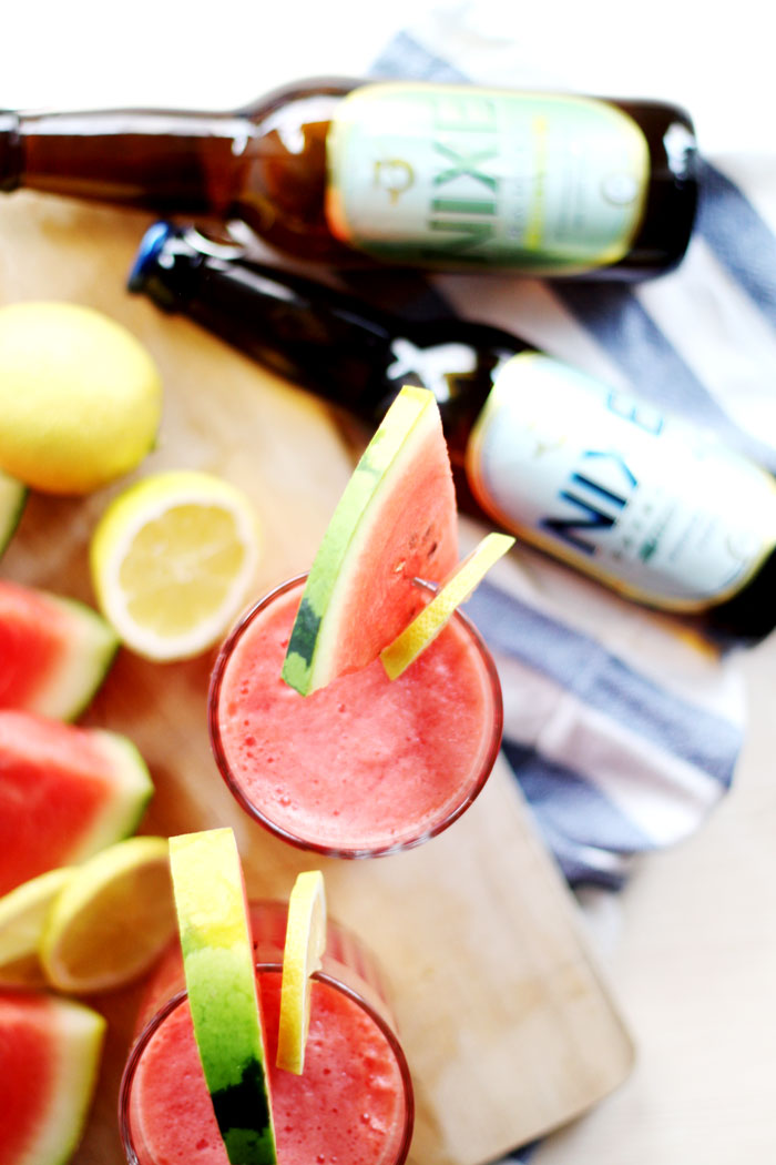 Rezept: Wassermelonen Radler - Recipe: Watermelon Shandy // provinzkindchen.com 