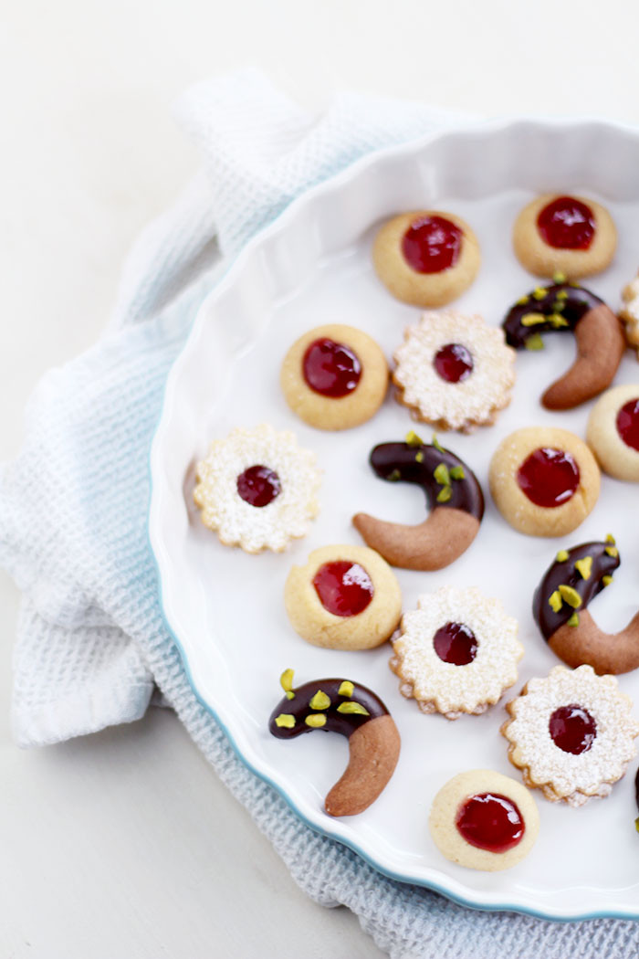 Schnelle Weihnachtsbäckerei: 1 Teig - 3 Sorten Kekse