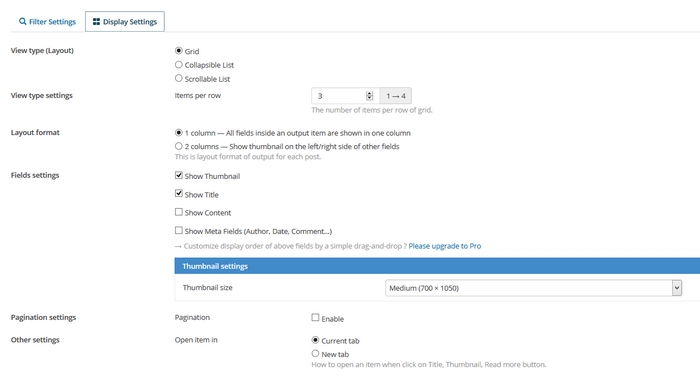 Display Settings
