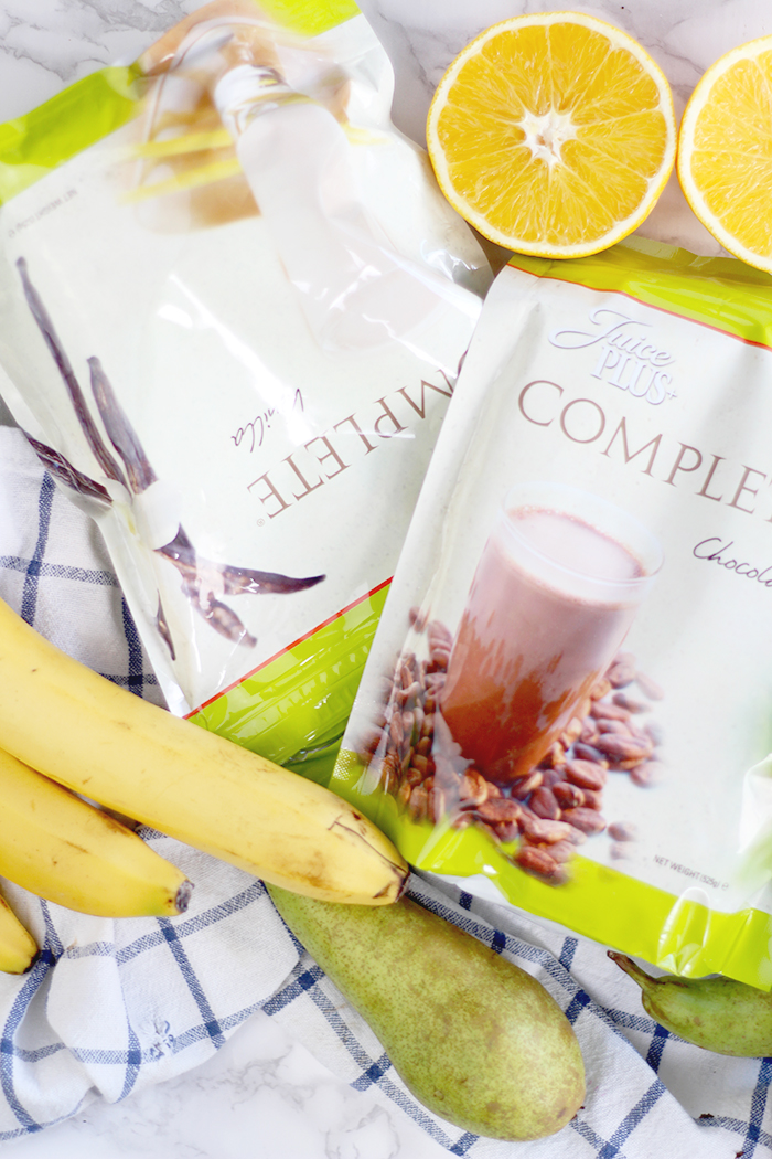 herbstliche Smoothies Juice Plus+ Vanille und Schokolade