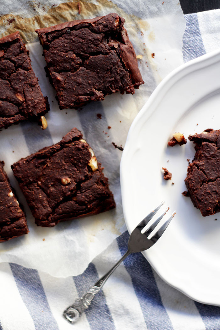 Vegane Brownies mit Kidneybohnen