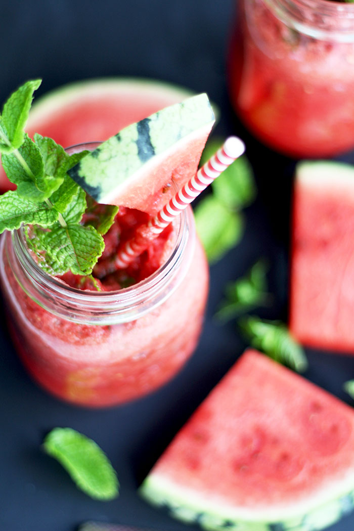 Wassermelone Minze Smoothie // provinzkindchen.com