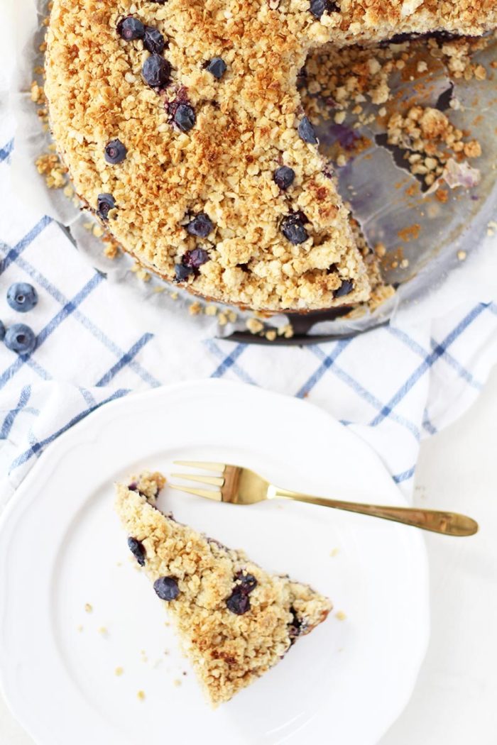 Blaubeerkuchen mit Streusel