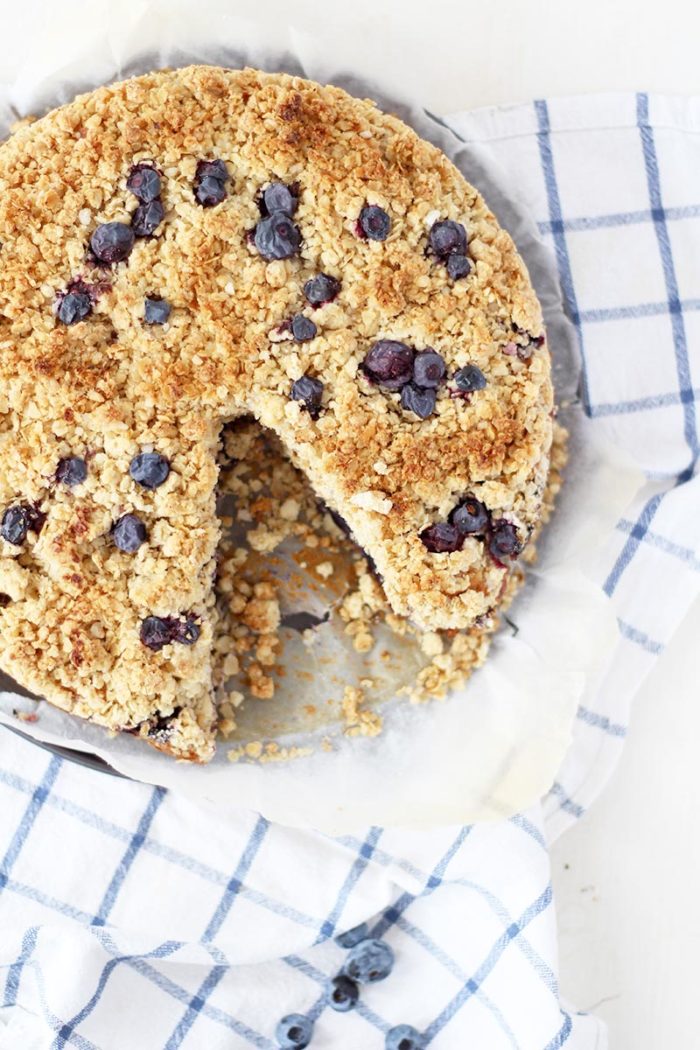 Rezept: Blaubeerkuchen mit Streusel