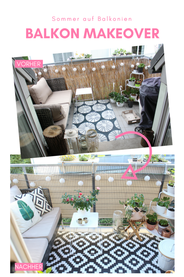 Ein Sommer auf Balkonien: Mein Balkon Makeover