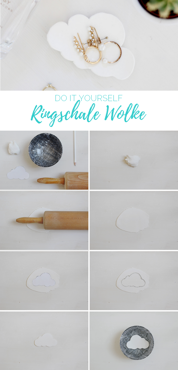 DIY: Wolken Ringschale selber machen