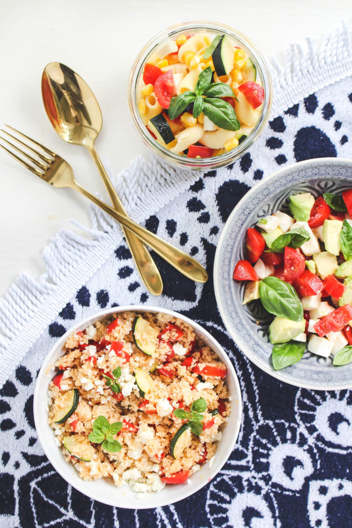 Schnell gemacht: 3 einfache Salate für den Sommer