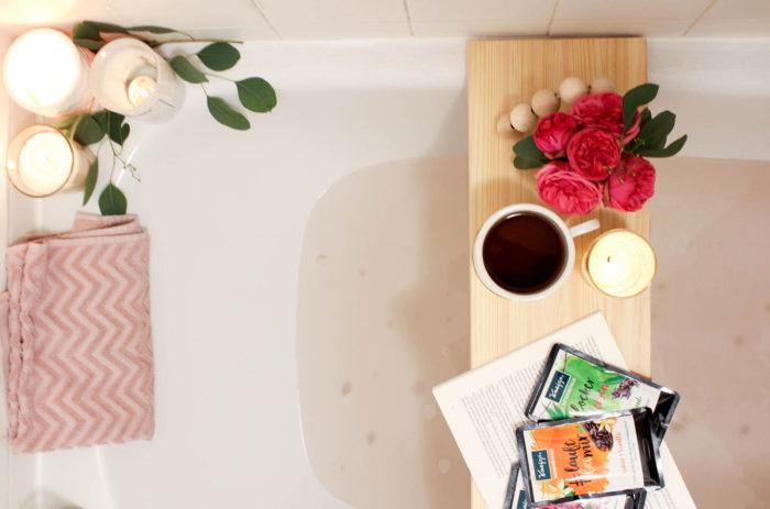 In 6 Schritten zu deiner Metime mit Kneipp + DIY Badewannentablett