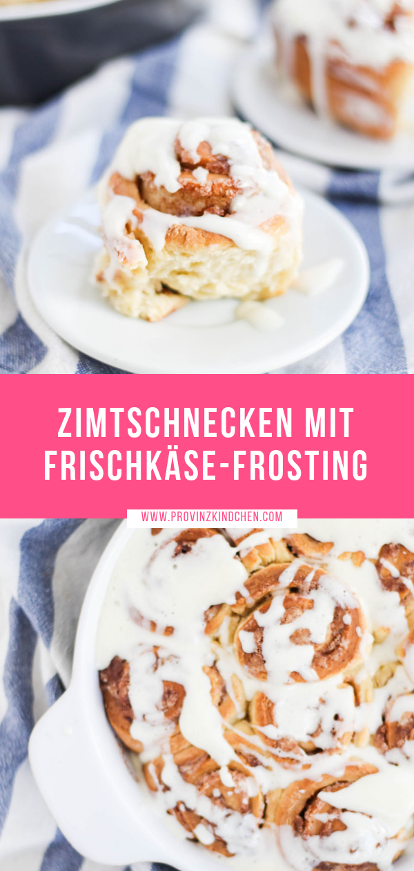 Zimtschnecken mit Frischkäse-Frosting