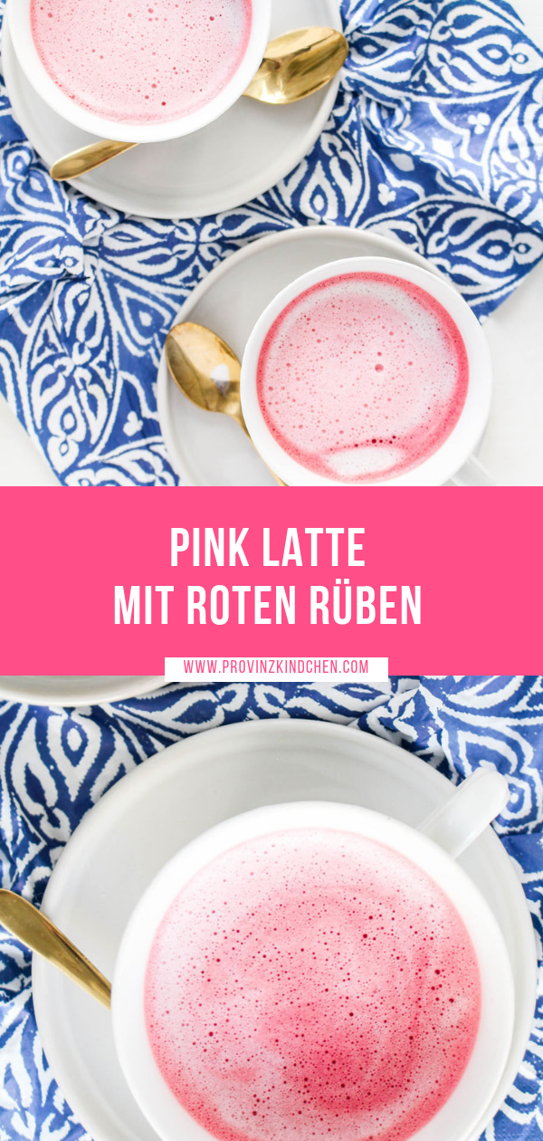 Pink Latte mit Roten Rüben