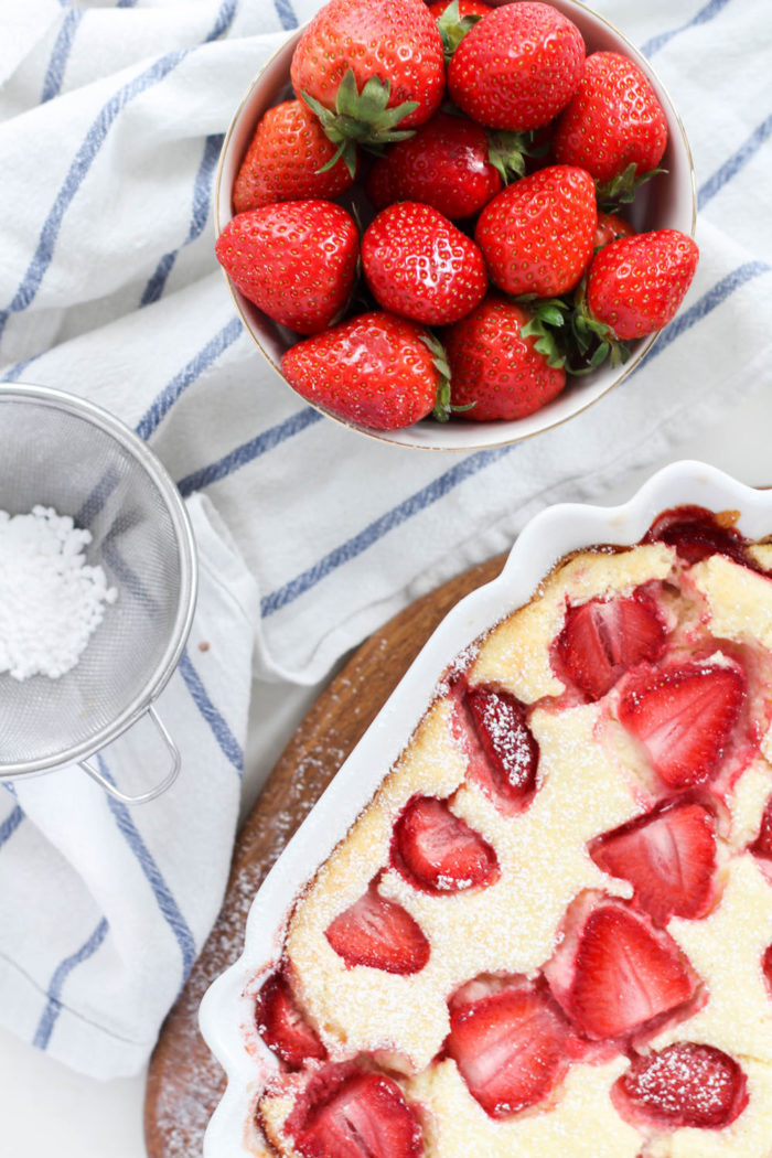 Topfen-Griess-Auflauf mit Erdbeeren - provinzkindchen